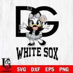 Chicago White Sox Dolce And Gabbana Daisy Duck Disney Svg Eps Dxf Png File, Digital Download, Instant Download