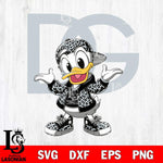Chicago White Sox Dolce And Gabbana Donald Duck Disney Svg Eps Dxf Png File, Digital Download, Instant Download