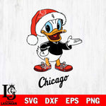 Chicago White Sox Donald Duck Christmas Baseball Svg Eps Dxf Png File,MLB File Cut ,Baseball Digital Download , Instant Download, Svg Files