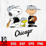 Chicago White Sox Game the Peanuts Sport Svg Eps Dxf Png File, MLB File Cut,Digital Download,Instant Download,MLB Svg Files