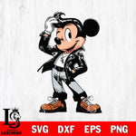 Chicago White Sox Handsome Mickey Mouse Svg Eps Dxf Png File, Digital Download, Instant Download