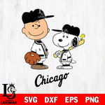 Chicago White Sox Peanuts Sport Svg Eps Dxf Png File, MLB File Cut,Digital Download,Instant Download,MLB Svg Files