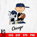 Chicago White Sox Peanuts baseball Svg Eps Dxf Png File, MLB File Cut,Digital Download,Instant Download,MLB Svg Files