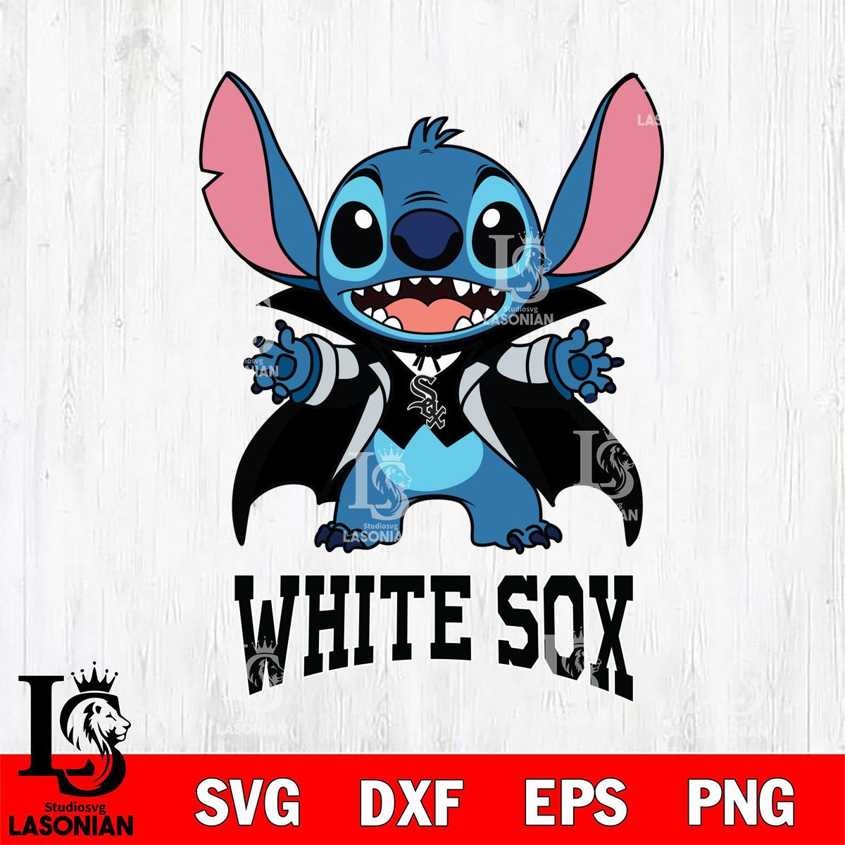 Chicago White Sox Stitch Vampire halloween – lasoniansvg