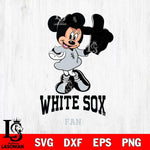 Chicago White Sox #1 Fan Minnie Mouse Svg Eps Dxf Png File, Digital Download, Instant Download