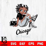 Chicago White Sox #1 Black Fan Girl Betty Boop