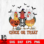 Chick Or Treat Halloween Chicken SVG DXF EPS PNG FILE, Halloween File Cut, Digital Download,Instant Download, Silhouette, Cricut