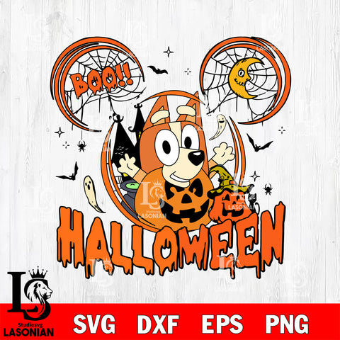 Chilli heeler Boo Halloween Svg Eps Dxf Png File, Digital Download, Instant Download