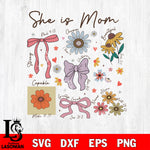 Christian Mama , Boho Floral Mama ,She is Mom Coquette Svg Eps Dxf Png File, File Cut,Digital Download,Instant Download, Svg Files