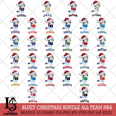 Christmas Bluey Hat NBA Cricut , Christmas Svg , Bluey svg , Digital Download, dxf eps png pdf file