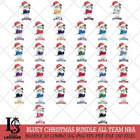 Christmas Bluey Jack Sport NBA Cricut , Christmas Svg , Bluey svg , Digital Download, dxf eps png pdf file