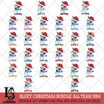 Christmas Bluey Santa Claus NBA Cricut , Christmas Svg , Bluey svg , Digital Download, dxf eps png pdf file