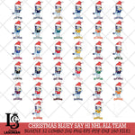 Christmas Bluey Say Hi NHL Svg , Christmas Svg , Bluey svg , Digital Download, dxf eps png pdf file