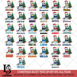 Christmas Bluey Tree Sport NFL ALL TEAM Svg Eps Dxf Png File,Cut Svg Files, Digital File, Sublimation