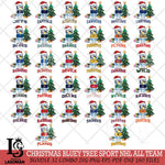 Christmas Bluey Tree Sport NHL Svg , Christmas Svg , Bluey svg , Digital Download, dxf eps png pdf file
