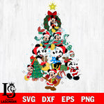 Christmas tree mickey mouse SVG DXF EPS PNG FILE,Christmas SVG, Disney Digital Download,Instant Download, Silhouette