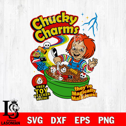 Chucky Charms halloween SVG DXF EPS PNG FILE, Halloween File Cut, Digital Download,Instant Download, Silhouette,Horror Cricut