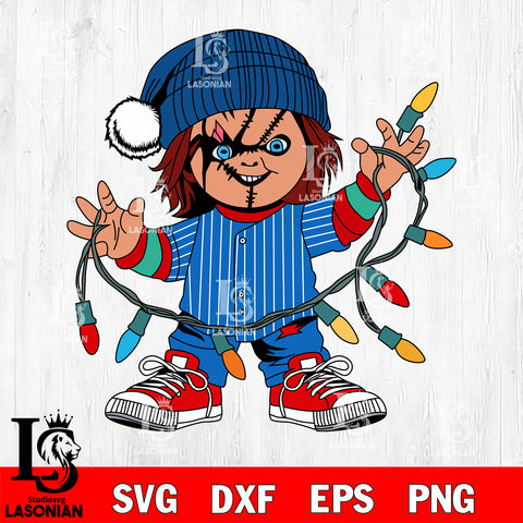 Chucky MLB SVG DXF EPS PNG FILE, Halloween File Cut, Digital Download,Instant Download, Silhouette,Horror Cricut