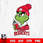 Cincinnati Bearcats Boujee Grinch Christmas Cut Files Cricut, Svg Dxf Eps Png file, Digital download , Silhouette