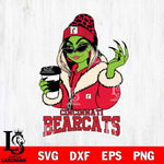 Cincinnati Bearcats Boujee Grinch Girls Christmas Cut Files Cricut, Svg Dxf Eps Png file, Digital download , Silhouette