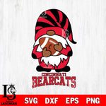 Cincinnati Bearcats Gnomes Football Svg Eps Dxf Png File, Digital Download, Instant Download