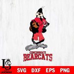 Cincinnati Bearcats Goofy Player SVG DXF EPS PNG FILE,NCAA svg ,Football Digital Download,Instant Download, Silhouette