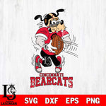 Cincinnati Bearcats Goofy Sport Football SVG DXF EPS PNG FILE,NCAA svg ,Football Digital Download,Instant Download, Silhouette