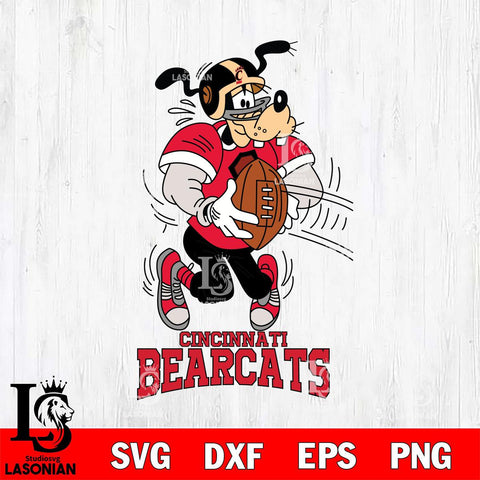 Cincinnati Bearcats Goofy Sport Football SVG DXF EPS PNG FILE,NCAA svg ,Football Digital Download,Instant Download, Silhouette