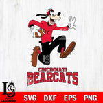 Cincinnati Bearcats Goofy rugby Sport SVG DXF EPS PNG FILE,NCAA svg ,Football Digital Download,Instant Download, Silhouette