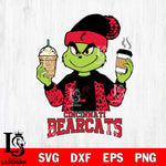 Cincinnati Bearcats Grinch 2 coffee Svg Eps Dxf Png File, Digital Download, Instant Download