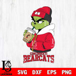 Cincinnati Bearcats Grinch Bougie Christmas Cut Files Cricut, Svg Dxf Eps Png file, Digital download , Silhouette