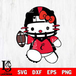 Cincinnati Bearcats Hello Kitty sport 11 Svg Eps Dxf Png File, NCAA svg, Digital Download, Instant Download