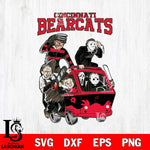 Cincinnati Bearcats Jason Voorhees Horror 10 Svg Eps Dxf Png File, NCAA svg, Digital Download, Instant Download