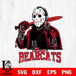 Cincinnati Bearcats Jason Voorhees Horror Halloween Svg Eps Dxf Png File, NCAA svg, Digital Download, Instant Download