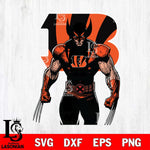 Cincinnati Bengals Badass Wolverine Svg Eps Dxf Png File, Digital Download, Instant Download