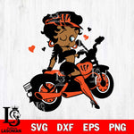 Cincinnati Bengals Betty Boop And Badass Motor SVG Svg Eps Dxf Png File, Digital Download, Instant Download
