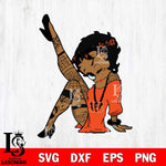 Cincinnati Bengals Betty Boop Tattoo Girl SVG Svg Eps Dxf Png File, Digital Download, Instant Download