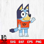 Cincinnati Bengals Bluey 5 NFL Svg Eps Dxf Png File, Digital Download, Instant Download