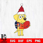 Cincinnati Bengals Bluey Lucky Christmas Svg Eps Dxf Png File, Digital Download, Instant Download