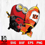 Cincinnati Bengals Deadpool Minion Marvel Svg Eps Dxf Png File, Digital Download, Instant Download