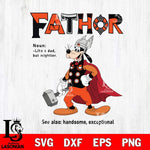 Cincinnati Bengals Goofy Fathor Sport Svg Eps Dxf Png File, NFL File Cut,Digital Download,Instant Download,Disney Svg Files