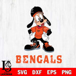 Cincinnati Bengals Goofy Sport SVG DXF EPS PNG FILE,NFL Cricut ,Football Digital Download,Instant Download, Silhouette
