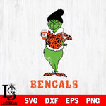 Cincinnati Bengals Grinch Leopard Coffee Svg Eps Dxf Png File, Digital Download, Instant Download