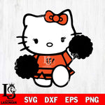 Cincinnati Bengals Hello Kitty sport 4 Svg Eps Dxf Png File, Digital Download, Instant Download