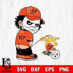 Cincinnati Bengals Michael Myers Piss On Steelers, Browns, Ravens Svg Eps Dxf Png File, Digital Download, Instant Download