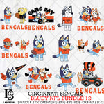 Cincinnati Bengals NFL Bundle 12 Svg Eps Dxf Png File, Digital Download, Instant Download