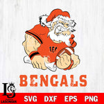 Cincinnati Bengals Santa Claus Angry Svg Eps Dxf Png File,NFL Svg Files,Digital Download,Sublimation,Instant Download