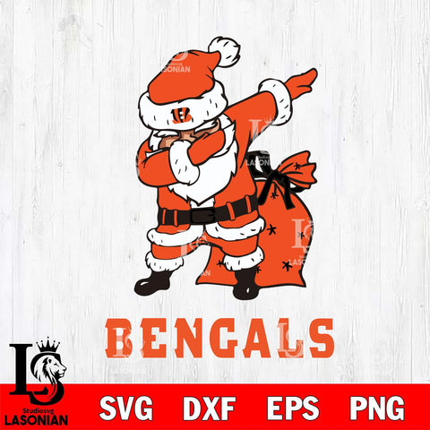Cincinnati Bengals Santa Claus Ugly Svg Eps Dxf Png File,NFL Svg Files,Digital Download,Sublimation,Instant Download