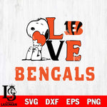 Cincinnati Bengals Snoopy Sport 10 Svg Eps Dxf Png File, NFL svg, Digital Download, Instant Download