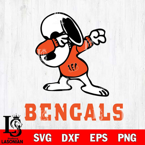 Cincinnati Bengals Snoopy Sport 3 Svg Eps Dxf Png File, NFL svg, Digital Download, Instant Download